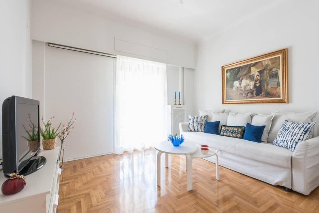 New! Bright & Remodeled 1Bed Apt 2Min Walk To Acropolis Aten Exteriör bild