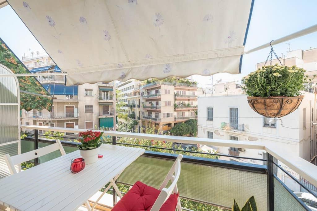 New! Bright & Remodeled 1Bed Apt 2Min Walk To Acropolis Aten Exteriör bild